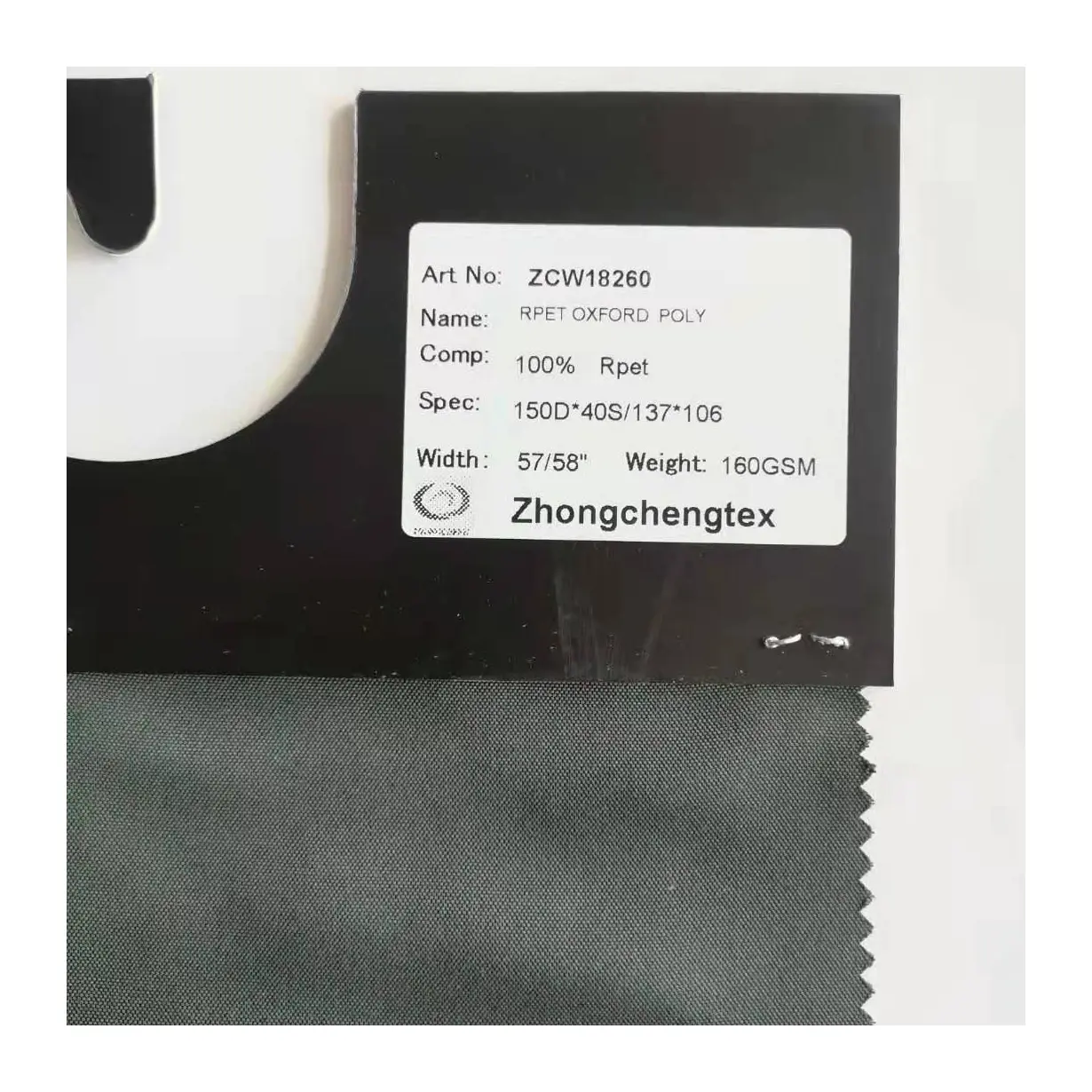 Hot Selling 100% Recycled Polyester Fabric Twill Design Sustainable Eco-Friendly Oxford Fabric