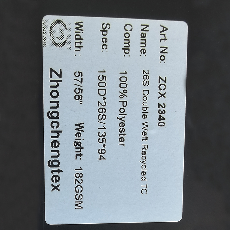 Wholesale 50% Recycled Polyester 50% Polyester Fabric Small Hair Feeling Soft Feeling Recycled Sustainable Fabric